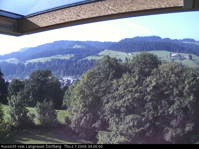 Webcam-Bild: Aussicht vom Dorfberg in Langnau 20090702-090500