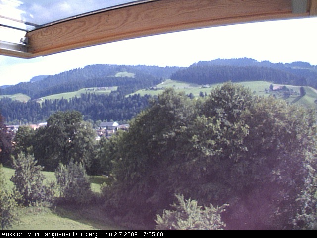 Webcam-Bild: Aussicht vom Dorfberg in Langnau 20090702-170500