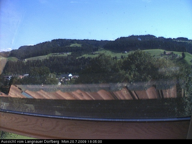Webcam-Bild: Aussicht vom Dorfberg in Langnau 20090720-180500