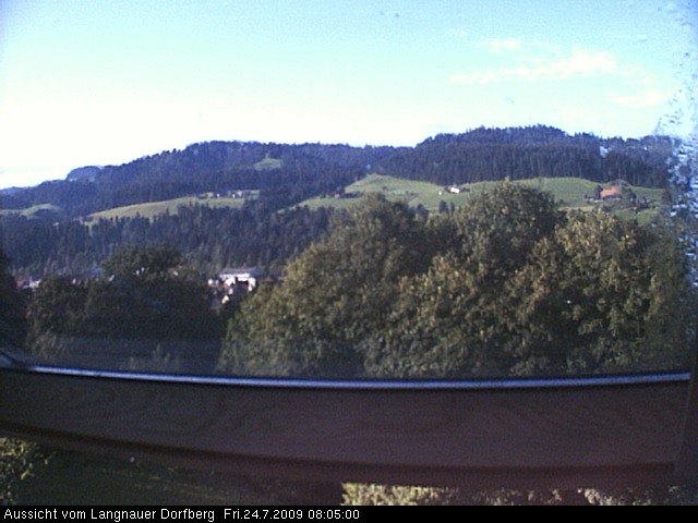 Webcam-Bild: Aussicht vom Dorfberg in Langnau 20090724-080500