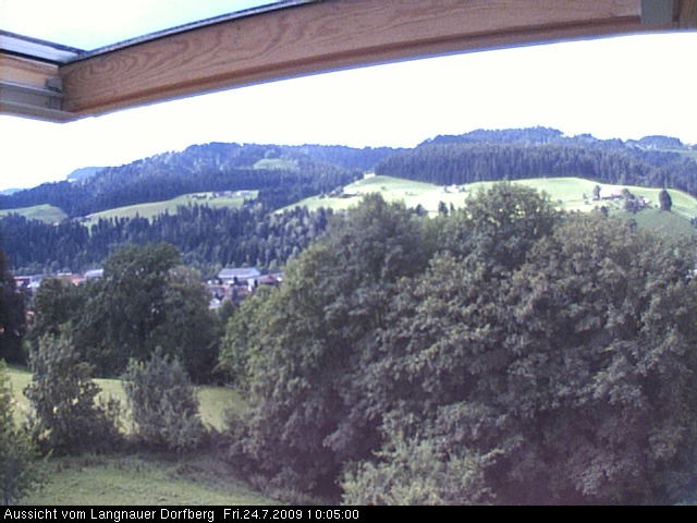 Webcam-Bild: Aussicht vom Dorfberg in Langnau 20090724-100500
