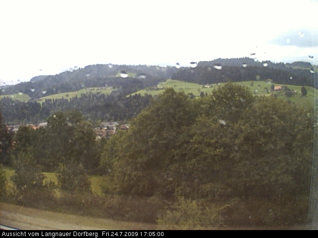 Webcam-Bild: Aussicht vom Dorfberg in Langnau 20090724-170500