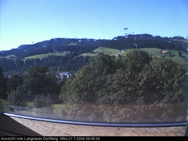 Webcam-Bild: Aussicht vom Dorfberg in Langnau 20090727-090500