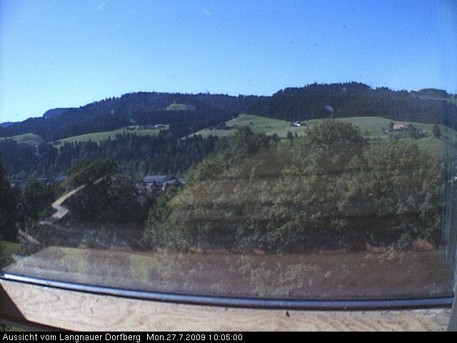 Webcam-Bild: Aussicht vom Dorfberg in Langnau 20090727-100500
