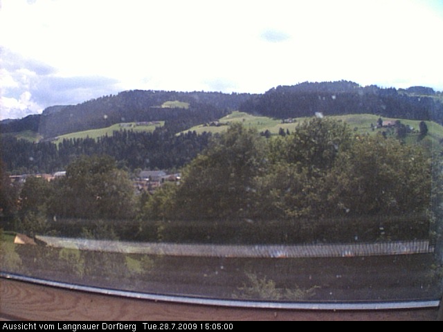 Webcam-Bild: Aussicht vom Dorfberg in Langnau 20090728-150500