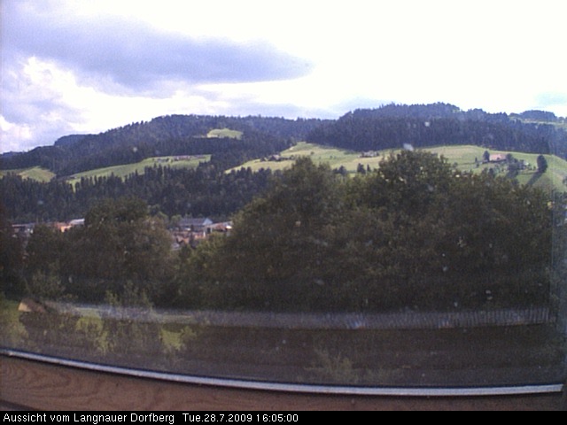 Webcam-Bild: Aussicht vom Dorfberg in Langnau 20090728-160500