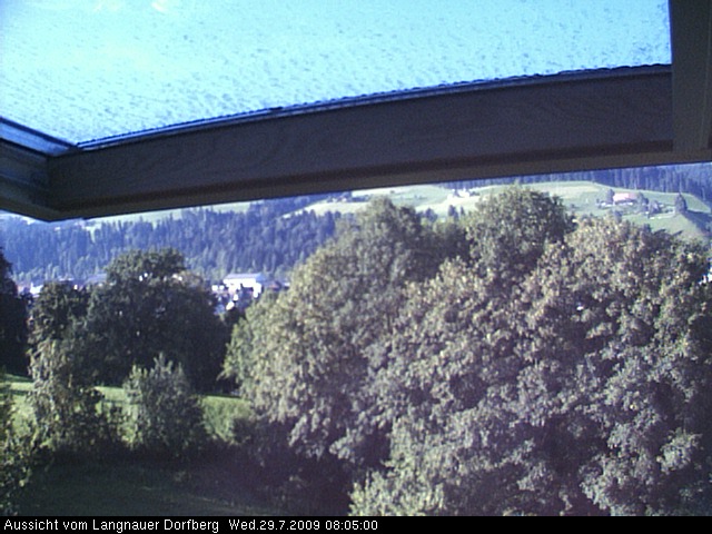 Webcam-Bild: Aussicht vom Dorfberg in Langnau 20090729-080500