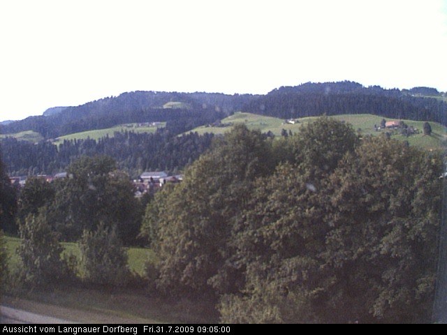 Webcam-Bild: Aussicht vom Dorfberg in Langnau 20090731-090500
