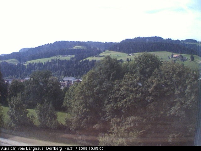 Webcam-Bild: Aussicht vom Dorfberg in Langnau 20090731-100500