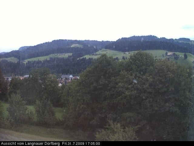 Webcam-Bild: Aussicht vom Dorfberg in Langnau 20090731-170500