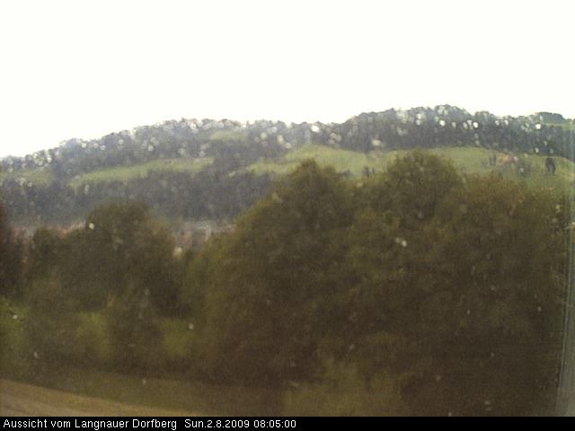 Webcam-Bild: Aussicht vom Dorfberg in Langnau 20090802-080500