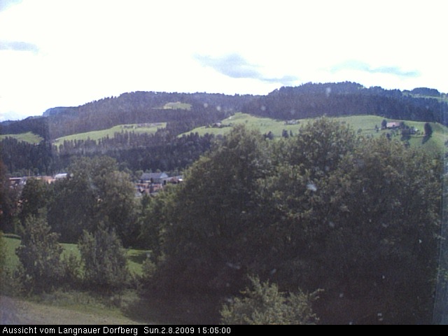 Webcam-Bild: Aussicht vom Dorfberg in Langnau 20090802-150500