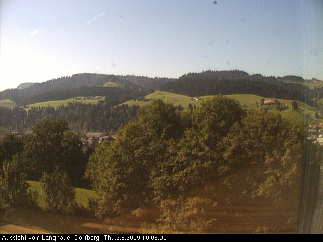 Webcam-Bild: Aussicht vom Dorfberg in Langnau 20090806-100500