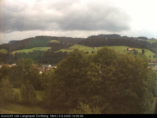 Webcam-Bild: Aussicht vom Dorfberg in Langnau 20090810-160500
