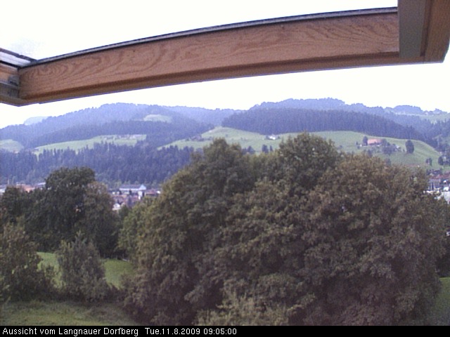 Webcam-Bild: Aussicht vom Dorfberg in Langnau 20090811-090500