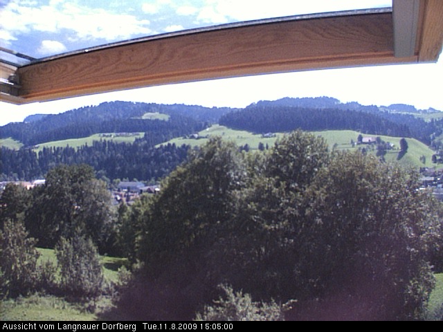 Webcam-Bild: Aussicht vom Dorfberg in Langnau 20090811-150500