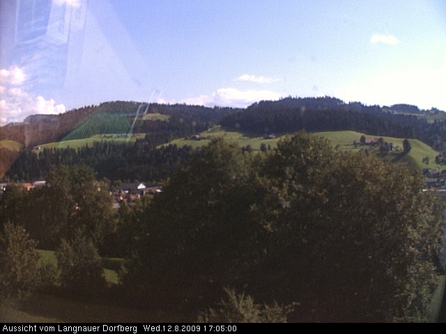 Webcam-Bild: Aussicht vom Dorfberg in Langnau 20090812-170500