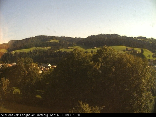 Webcam-Bild: Aussicht vom Dorfberg in Langnau 20090815-180500
