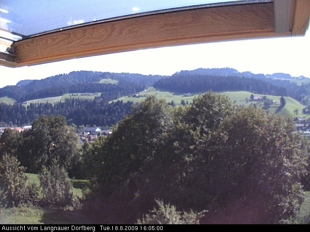 Webcam-Bild: Aussicht vom Dorfberg in Langnau 20090818-160500