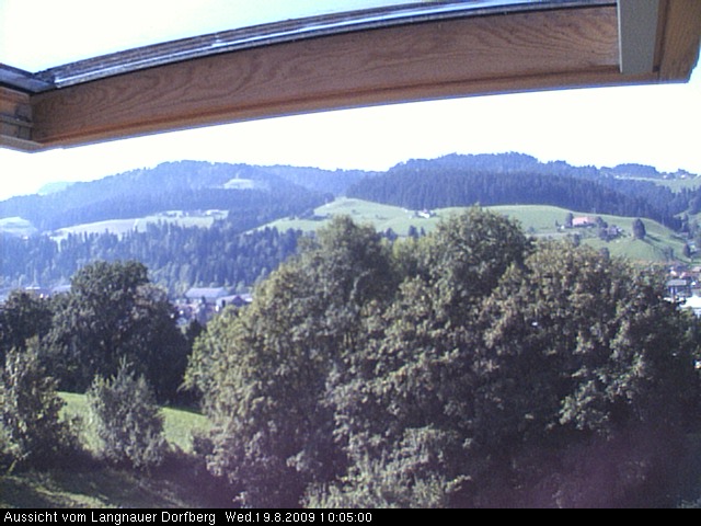 Webcam-Bild: Aussicht vom Dorfberg in Langnau 20090819-100500