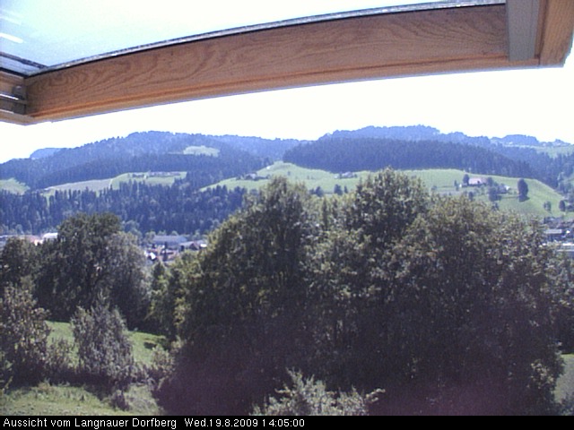 Webcam-Bild: Aussicht vom Dorfberg in Langnau 20090819-140500