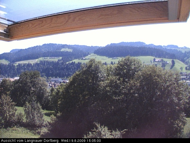 Webcam-Bild: Aussicht vom Dorfberg in Langnau 20090819-150500