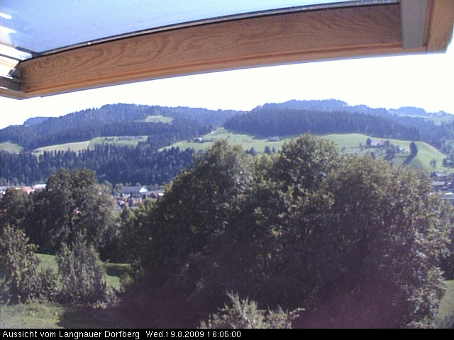 Webcam-Bild: Aussicht vom Dorfberg in Langnau 20090819-160500