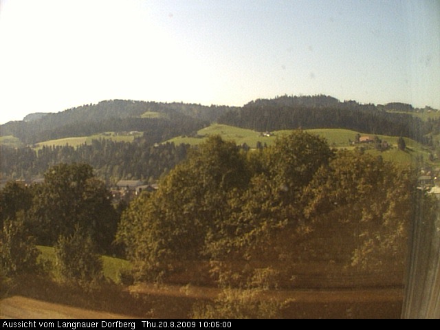 Webcam-Bild: Aussicht vom Dorfberg in Langnau 20090820-100500