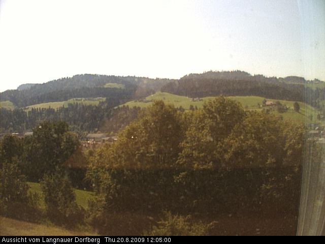 Webcam-Bild: Aussicht vom Dorfberg in Langnau 20090820-120500