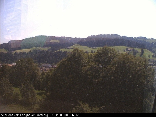 Webcam-Bild: Aussicht vom Dorfberg in Langnau 20090820-150500