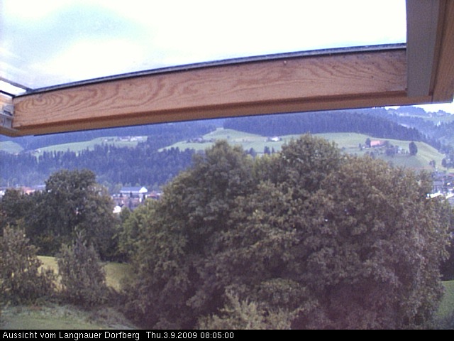 Webcam-Bild: Aussicht vom Dorfberg in Langnau 20090903-080500