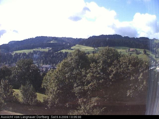 Webcam-Bild: Aussicht vom Dorfberg in Langnau 20090905-100500