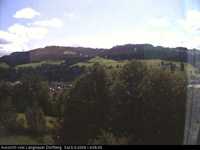 Webcam-Bild: Aussicht vom Dorfberg in Langnau 20090905-140500