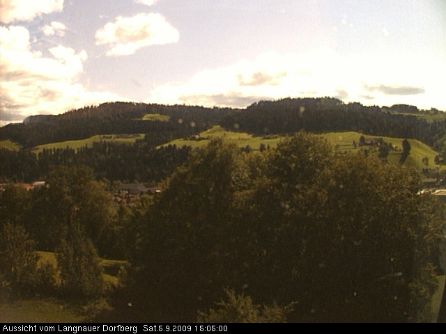 Webcam-Bild: Aussicht vom Dorfberg in Langnau 20090905-150500