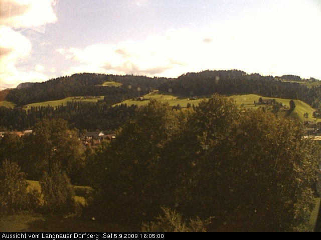 Webcam-Bild: Aussicht vom Dorfberg in Langnau 20090905-160500