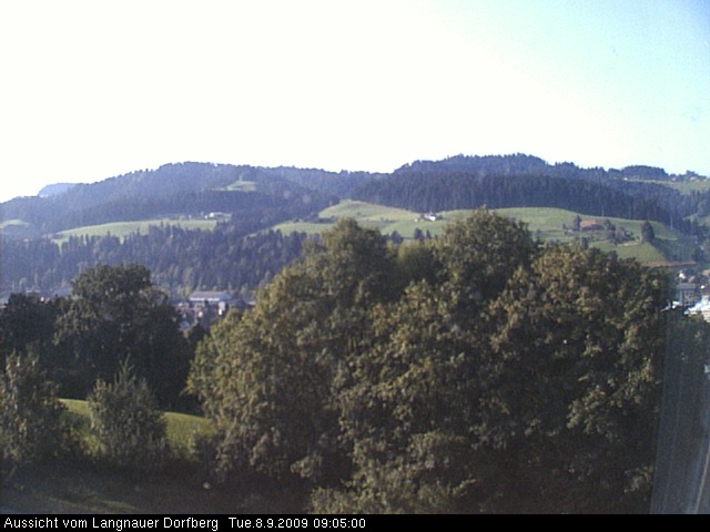 Webcam-Bild: Aussicht vom Dorfberg in Langnau 20090908-090500