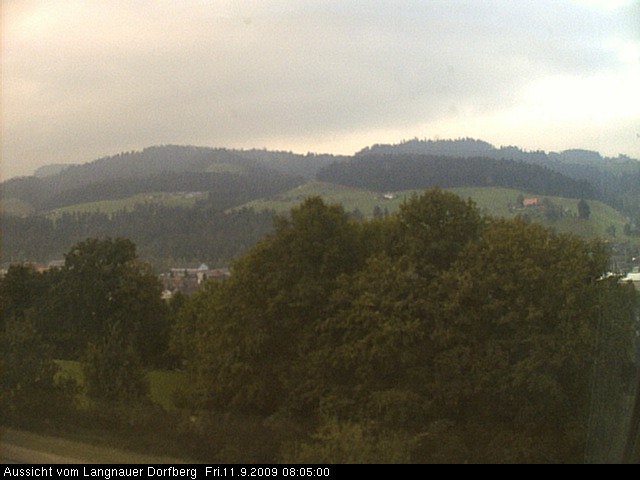 Webcam-Bild: Aussicht vom Dorfberg in Langnau 20090911-080500