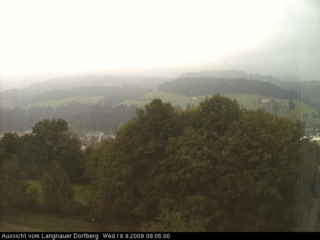 Webcam-Bild: Aussicht vom Dorfberg in Langnau 20090916-080500