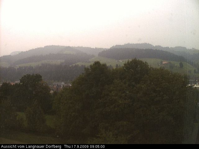 Webcam-Bild: Aussicht vom Dorfberg in Langnau 20090917-090500