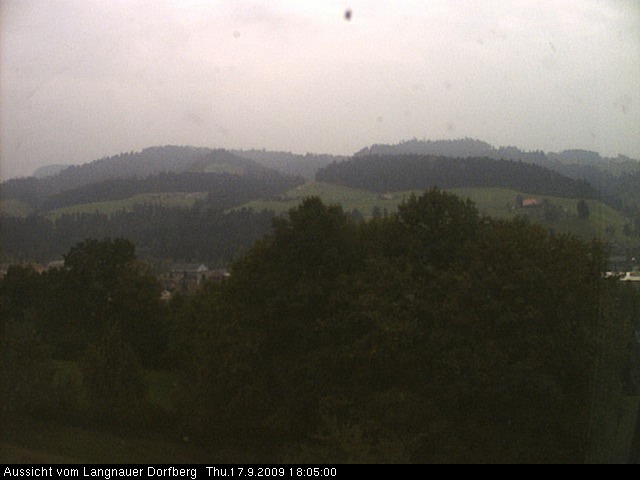 Webcam-Bild: Aussicht vom Dorfberg in Langnau 20090917-180500