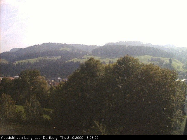 Webcam-Bild: Aussicht vom Dorfberg in Langnau 20090924-160500