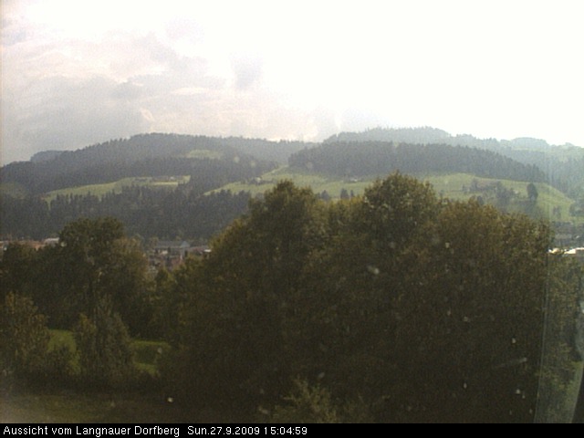 Webcam-Bild: Aussicht vom Dorfberg in Langnau 20090927-150500