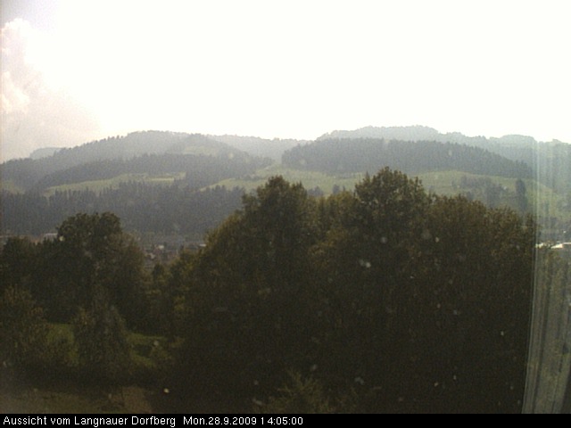 Webcam-Bild: Aussicht vom Dorfberg in Langnau 20090928-140500