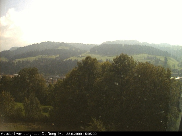 Webcam-Bild: Aussicht vom Dorfberg in Langnau 20090928-150500