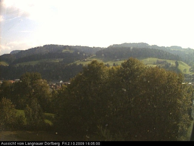 Webcam-Bild: Aussicht vom Dorfberg in Langnau 20091002-160500