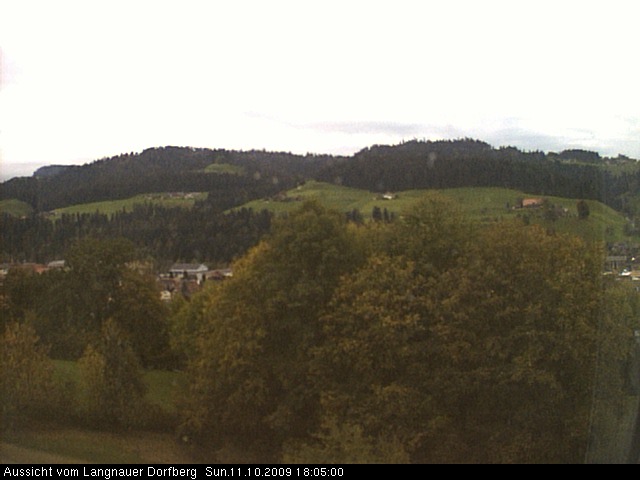 Webcam-Bild: Aussicht vom Dorfberg in Langnau 20091011-180500