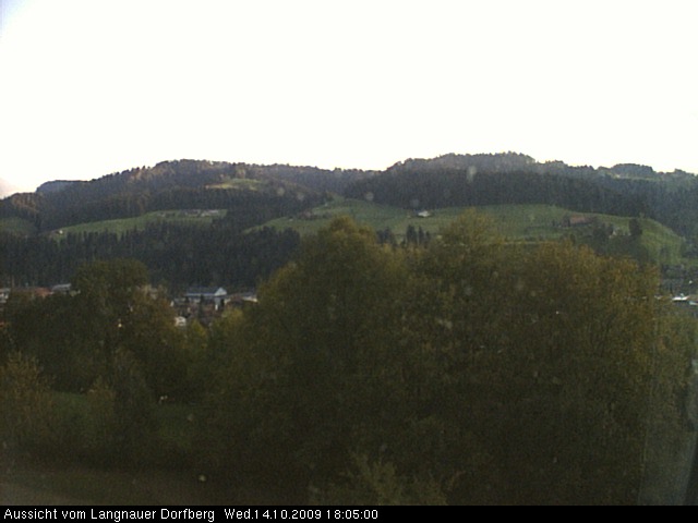 Webcam-Bild: Aussicht vom Dorfberg in Langnau 20091014-180500