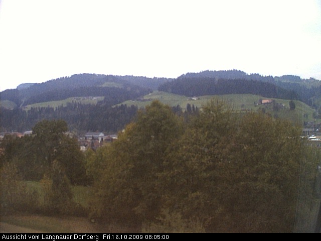 Webcam-Bild: Aussicht vom Dorfberg in Langnau 20091016-080500