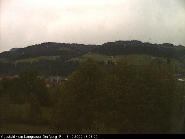 Webcam-Bild: Aussicht vom Dorfberg in Langnau 20091016-180500