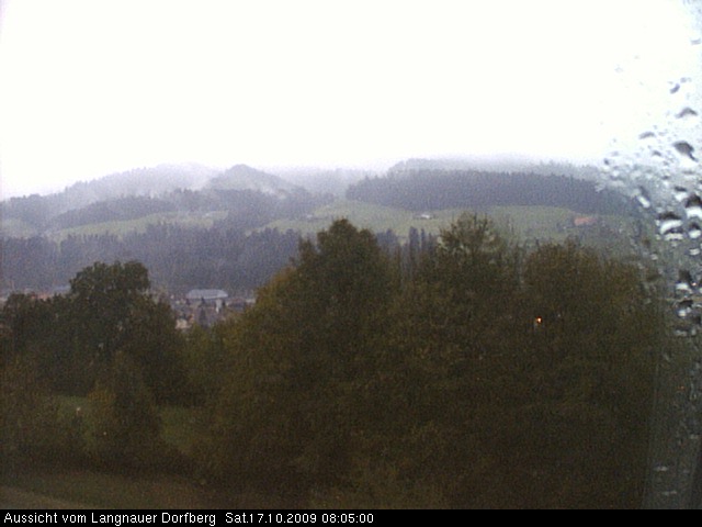 Webcam-Bild: Aussicht vom Dorfberg in Langnau 20091017-080500